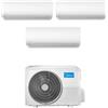 Midea - Climatizzatore Midea Xtreme Pro Wifi Trial Split 9000+12000+12000 M3OA-27HFN8-Q R-32 Inverter A++