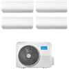 Midea - Climatizzatore Midea Xtreme Pro Wifi Quadri Split 12000+12000+12000+12000 Btu M4O-36FN8-Q R-32 Inverter A++