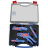 WEICON Set di attrezzi professionali per avviamento elettrico, riscaldamento, servizio clienti e casa, blu/rosso