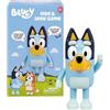 Bluey Nascondi e Cerca Il Gioco, nascondi la Figura e premi Il Naso per avviare Il Timer Integrato, Parla e risatine per Aiutare i Bambini a trovarla, Una Volta trovata, i Bambini Possono Ballare a