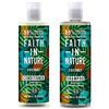 Faith In Nature Cocco Shampoo 400ml & Balsamo 400ml Duo