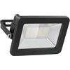 goobay 53872 Faretto LED da 30 W - Luce Bianca Neutra 4000 K - 2560 Lumen - Angolo di irradiazione 100 Gradi - Grado di Protezione IP65 - Nero