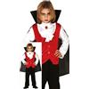 FIESTAS GUIRCA Guirca- Costume Bambino Vampiro Dracula 5-6 Anni, Colore Bianco,Nero e Rosso, 87770