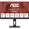 AOC Q27E3UMF Monitor PC 68,6 cm (27') 2560 x 1440 Pixel Quad Q27E3UMF