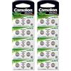 Camelion, batteria a bottone per orologi, AG10, 189, 389, LR1130 AG10 x 20
