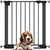 Bettacare SafeStep - Cancelletto per cani, nero, 68-75 cm, passo extra, a pressione, cancello di sicurezza per animali, per scale, corridoi e porte, facile installazione