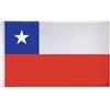AZ FLAG Bandiera Cile 150x90 cm Stendardo Cilena Poliestere Leggero Asola | Uso interno ed esterno bandiera decorativa Chile doppie cuciture e bordi rinforzati con guaina per asta