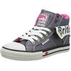 BK British Knights British Knights Roco, Scarpe da Ginnastica Donna, Grigio Dk/Fucsia, 40 EU