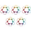 6 Pcs Cuffie Decorative Accessori Casa Bambole Cuffia Per Costume Da Bambola