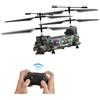 VEVOR Elicottero Telecomandato Elicottero RC da 2,4 GHz, Aereo RC a 3,5 Canali Giocattolo per Bambini, Autonomia di Volo da 20 Minuti, Decollo/Atterraggio, Luci LED, Aereo Giocattolo