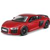 Maisto M39510 Audi R8 - Modellino modellino auto in pressofusione, scala 1:24, V10PLUS, colori assortiti