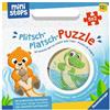 Ravensburger ministeps 4589 - Puzzle con pettegolezzi, per attività all'aria aperta e da bagno, giocattolo a partire da 1 anno, con pratica tasca a rete