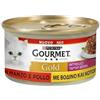 Gourmet Gold Intrecci per Gatti Adulti da 85 gr Gusto Manzo e Pollo