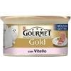 Gourmet Gold Mousse Kitten con Vitello per Gattini da 85 gr