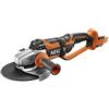 AEG BEWS18-230BL-0 - Smerigliatrice angolare a batteria, 18 V, diametro disco 230 mm, con protezione da sovraccarico, senza batteria
