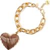 Sodini Bracciale catena e cuore Malena - Rosso