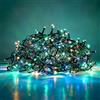 HAND - Luci Natale Interno e Esterno 300 LED con 8 Effetti Luce, Certificate, Basso Consumo e Impermeabili (Multicolor RGB, 15 metri)