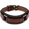 Fossil Machine JF04941040 - Bracciale da uomo in pelle marrone