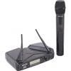 EIKON WM700M Microfono wireless palmare gelato x karaoke canto live, Nero