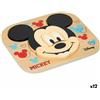 Disney Puzzle di Legno per Bambini Disney Mickey Mouse + 12 Mesi 6 Pezzi [12 Unità]