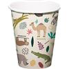Folat 68345 Bicchieri Zoo Party 250ml - 6 pezzi
