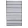 Estoralis | VERAL | Tenda a Rullo Notte e Giorno|Nessuna perforazione Doppio Tessuto| Grigio | 80 x 150 cm (larghezza/altezza) dimensione del tessuto 77 x 150 cm. | Tende per finestre e porte