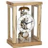 Hermle 23056-T30791 - Orologio da tavolo in legno di faggio chiaro, 18,5 x 26,5 x 12,5 cm