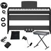 YAMAHA P145BT SUPERLUX BUNDLE PIANOFORTE MOBILE STAND L100 PEDALIERA LP5A LEGGIO PEDALE CUFFIA HD681AIR
