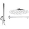 Metaform - Set Kit Restyling Doccia SEVEN Soffione Tondo Diametro 25 cm Finitura Cromo