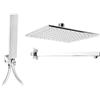 Metaform - Set Kit Restyling Doccia SEVEN Soffione Quadrato 25 cm Finitura Cromo