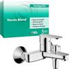 hansgrohe Vernis Blend - Rubinetto per Vasca da Bagno Esterno per 2 Utenze, Miscelatore Monocomando per Vasca Bocca di Erogazione 17,1 Cm, Cromo