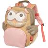 sigikid Zaino per bambini, gufo, zaino per asilo: robusto, leggero, adatto ai bambini, per kita, presepe, gite, tempo libero, per bambini dai 2 ai 5 anni, 5,2 l, Rosa/Marrone/Gufo, s, Casual