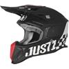 Just1 Casco Moto Cross Enduro in Fibra Just1 J18 F OLD SCHOOL Nero