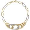 Gioielleria Lucchese Oro Bracciale Donna Oro Bianco Giallo GL102245