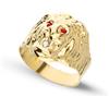 Gioielleria Lucchese Oro Anello Oro Giallo Testa di Leone GL101727