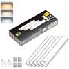 CLAR - Luce LED Sottopensile con Sensore di Movimento, Senza Fili e Ricaricabile, Luce Magnetica per Cucina e Armadio, 20 cm (Pack 5)