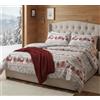 L'Emporio Casa Set Lenzuola in Flanella, Cotone Italiano 100% Pettinato, Anti-Pilling Varie Misure (Tirolo, Una piazza e mezzo)