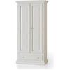Armadio per ingresso classico due ante, shabby-chic