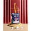 Pastiglie Leone Leone dal 1857 - Lattina Appendibile di Pastiglie Miste Dissetanti Ruota Panoramica - Perfetto Gadget Natale - Caramelle Vegane e Senza Glutine - Ideale per Decorazioni Natalizie - Lattina 30 gr