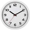 TFA Dostmann Orologio da parete analogico, 60.3050.02, vetro, silenzioso, bianco
