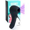 MySecretCase Succhia Clitoride per Squirt Stimolatore Clitoride Femminile con 10 Modalità Suzione Silenzioso Silicone Vibratoreper Donna Professionale Sexytoysys Donna Impermeabile