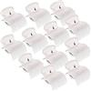 POFET 12pcs Hot Roller Clip Bigodino Artiglio Clip di Ricambio Rullo Clip Per Donne Ragazze Sezione Dei Capelli Styling - Bianco