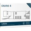 Favini Cartangolo da disegno Favini 4 f.to 24x33 cm 20 fogli da 220 g/m2 liscio neutro - A166504