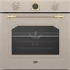 BEKO RBIM19200AVD Forno Da Incasso Beyond Multifunzione, b300, 8 Funzioni, Rustico Avena Classe A, 72 Litri