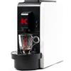 Kimbo Up! Nuova Macchina da Caffè Espresso a Cialde, 20 Bar, Compatta, Design Elegante, Serbatoio 850 ml, Colore Bianco, Espulsione Automatica della Cialda