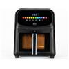 RGV FRY TYPE 6 AIR WINDOW Friggitrice ad aria 6 lt con display touch 12 programmi di cottura colore nero