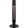 DCG SA9815 Stufa a torre oscillante in fibra di carbonio H 95cm potenza 1000W