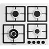 TELMA FLAT60 Piano Cottura a Gas ad Incasso 4 Fuochi 60 cm Colore Bianco 52