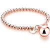 Dankadi Bracciale di Perle per Donna in Argento 925 Larghezza 4MM 6MM Senza e Con Ciondolo a Cuore, Lunghezza 13-21CM Doré Oro Rosa Regalo Festa della Mamma Uomo, 16CM, Argento