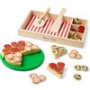 SPIN MASTER Melissa & Doug Pizza Party Set Gioco Cibo in Legno